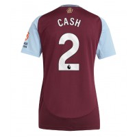 Aston Villa Matty Cash #2 Heimtrikot Frauen 2024-25 Kurzarm